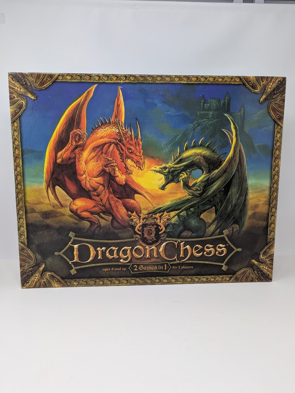 Dragon Chess Board Game 2 in 1 Complete 2005